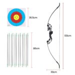Recurve Bow Set 55lb – Takedown Archery Kit with 12 Arrows, Green - Image 7