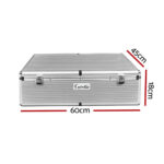 1000 Disc Aluminium CD Storage Case Box with Locks Portable DVD Organizer - Image 3