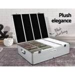1000 Disc Aluminium CD Storage Case Box with Locks Portable DVD Organizer - Image 6
