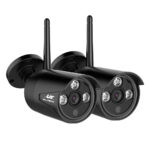 UL‑Tech 3MP Wireless Bullet Camera 2‑Pack – IR‑Cut, H.264+, IP66 Outdoor