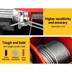 Electric Hoist Winch 510W – 125/250kg Lift, 18m Cable, Emergency Stop - Image 3
