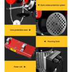 Electric Hoist Winch 510W – 125/250kg Lift, 18m Cable, Emergency Stop - Image 5