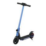 Electric Scooter 130W 16KM/H LED Light Folding Portable Riding Commuter Blue - Image 2