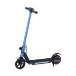 Electric Scooter 130W 16KM/H LED Light Folding Portable Riding Commuter Blue - Image 6