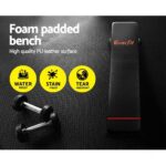 Flat Weight Bench – Steel Frame, 300kg Capacity, High‑Density Padding, Black - Image 2