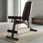Adjustable FID Weight Bench 6-Position Incline Decline 150kg Capacity