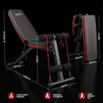 Adjustable FID Weight Bench 6-Position Incline Decline 150kg Capacity - Image 8