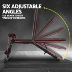 Adjustable FID Weight Bench 6-Position Incline Decline 150kg Capacity - Image 6