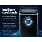 Portable Ice Maker 2L 12kg/Day Benchtop Quick 9 Cubes 6min Black - Image 8
