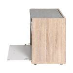 Artiss Shoe Storage Bench Cabinet Seat Drawer White Wooden Organizer - Image 3