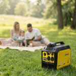 3500W Inverter Generator – Portable Petrol Pure Sine Wave Quiet Yellow - Image 4