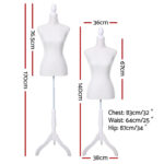 Pinnable Dressmaking Mannequin – Adjustable Height, Canvas Cover, 140–170cm - Image 5