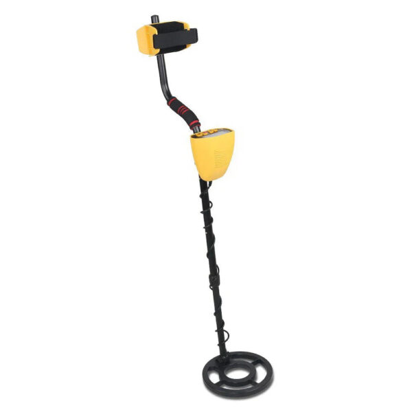 LCD Metal Detector Waterproof Coil Gold Finder Headphones Yellow
