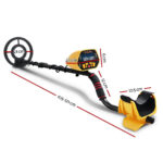 LCD Metal Detector Waterproof Coil Gold Finder Headphones Yellow - Image 2