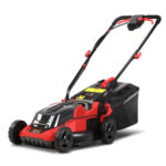 Cordless Lawn Mower 40V Lithium Twin Battery 340mm Cut 6 Heights