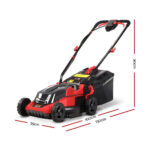 Cordless Lawn Mower 40V Lithium Twin Battery 340mm Cut 6 Heights - Image 6