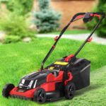 Cordless Lawn Mower 40V Lithium Twin Battery 340mm Cut 6 Heights - Image 2