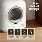 Automatic Self-Cleaning Cat Litter Box Smart App Control UV Sterilisation White - Image 5