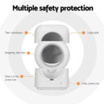 Automatic Self-Cleaning Cat Litter Box Smart App Control UV Sterilisation White - Image 6