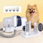 7-in-1 Pet Grooming Kit Vacuum Dog Cat Hair Clipper Cleaner 300W - Image 5