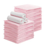 400 Pack Pet Training Pads 60x60cm Puppy Dog Pee Pads Leak Proof Pink - Image 2