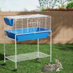 Rabbit Cage with Stand 88cm Indoor Hutch Guinea Pig Small Pet Enclosure - Image 3