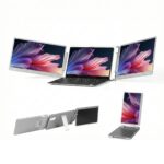 Triple Portable Monitor Laptop Screen Extender 15.6" Dual Display FHD IPS
