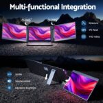 Triple Portable Monitor Laptop Screen Extender 15.6" Dual Display FHD IPS - Image 5