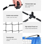 Portable Sports Net – Adjustable Height, Steel Frame, Multi‑Sport, 303cm Wide - Image 3