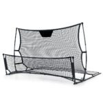 Portable Soccer Rebounder Net Training Goal Steel Frame Football Practice Net - Image 7