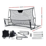 Portable Soccer Rebounder Net Training Goal Steel Frame Football Practice Net - Image 6