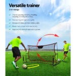 Portable Soccer Rebounder Net Training Goal Steel Frame Football Practice Net - Image 4