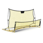 2.1m Football Soccer Net Portable Goal Net Rebounder Sports Training Yellow - Image 3