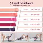 Everfit Pilates Ring Set for Women, 15pcs Home Workout Pilates Equipment with Ring, Ball, Yoga Socks, D-Ring etc. Pilates Starter Kit for Strength, Toning and Flexibility Pink - Image 5