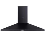 900mm Range Hood – Wall Mounted, Strong Suction, 3‑Speed, LED, Black - Image 2