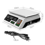 40kg Digital Price Computing Scale 1g Precision Retail Counting Scale LCD Rechargeable - Image 4
