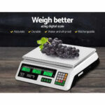 40kg Digital Price Computing Scale 1g Precision Retail Counting Scale LCD Rechargeable - Image 3