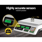 40kg Digital Price Computing Scale 1g Precision Retail Counting Scale LCD Rechargeable - Image 6