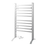 10 Bar Heated Towel Rail Electric Bathroom Dryer Freestanding Wall Mounted 150W - Image 4