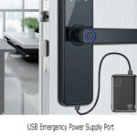 Tuya Smart Door Lock WiFi Fingerprint Keyless Entry Biometric Digital Lock Black - Image 10