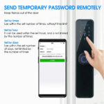 Tuya Smart Door Lock WiFi Fingerprint Keyless Entry Biometric Digital Lock Black - Image 12