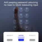 Tuya Smart Door Lock WiFi Fingerprint Keyless Entry Biometric Digital Lock Black - Image 2