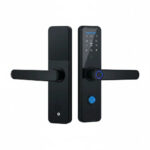 Tuya Smart Door Lock WiFi Fingerprint Keyless Entry Biometric Digital Lock Black