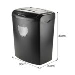Paper Shredder 21L – 10‑Sheet Cross‑Cut CD & Credit Card Shredder - Image 9