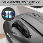 Paper Shredder 21L – 10‑Sheet Cross‑Cut CD & Credit Card Shredder - Image 3