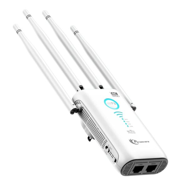 Dual‑Band WiFi Extender AC – Gigabit AP/Repeater/Router WN579G3, 4 Antennas