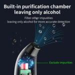 Portable Breathalyzer with Display Rechargeable Digital Electronic Breathalyser - Image 2