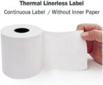 6 Rolls Linerless Printing Label Paper 80 mm × 52 m for Takeaway Shop Restaurant - Image 3