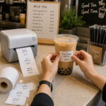 6 Rolls Linerless Printing Label Paper 80 mm × 52 m for Takeaway Shop Restaurant - Image 6