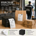 6 Rolls Linerless Printing Label Paper 80 mm × 52 m for Takeaway Shop Restaurant - Image 8